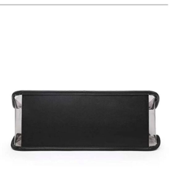 Large Clear Tote Bag Set Black - Picture 3 of 6